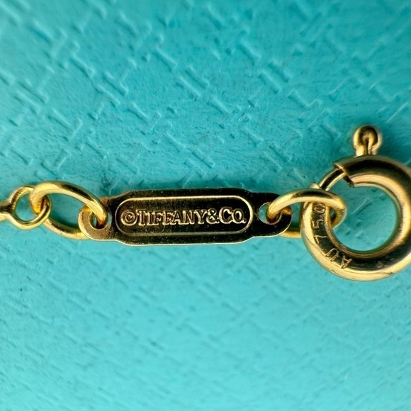 RARE Tiffany & Co. Citrine Sparkler Beaded Chain Necklace 18k Yellow Gold 🧡 - Picture 5 of 8